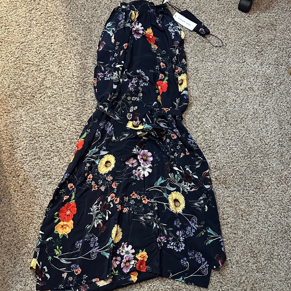 NWT Amour Vert mila zero waste washable silk dress